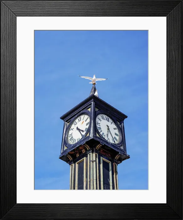 Framed Print : Clock Tower, detailed view, Brighton Palace Pier, City of Brighton and Hove, East Sussex, England, United Kingdom Framed Print : Clock Tower, detailed view, Brighton Palace Pier, City of Brighton and Hove, East Sussex, England, United Kingdom