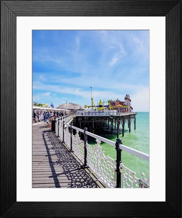 Framed Print : Brighton Palace Pier, City of Brighton and Hove, East Sussex, England, United Kingdom Framed Print : Brighton Palace Pier, City of Brighton and Hove, East Sussex, England, United Kingdom