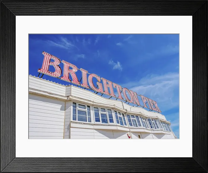 Framed Print : Brighton Palace Pier, detailed view, City of Brighton and Hove, East Sussex, England, United Kingdom Framed Print : Brighton Palace Pier, detailed view, City of Brighton and Hove, East Sussex, England, United Kingdom