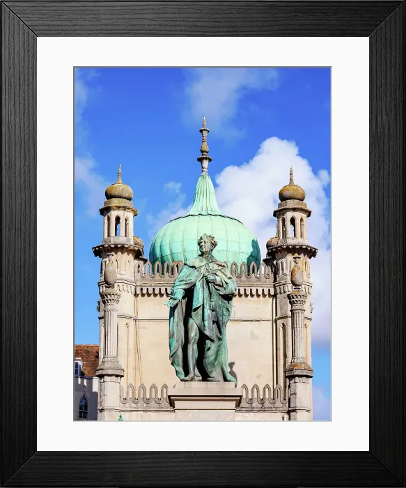 Framed Print : George IV Monument, Brighton, City of Brighton and Hove, East Sussex, England, United Kingdom