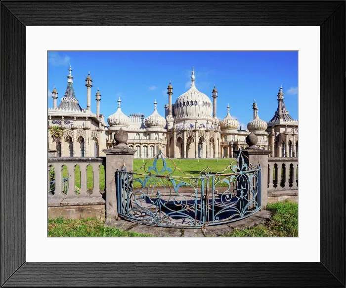 Framed Print : The Royal Pavilion, Brighton, City of Brighton and Hove, East Sussex, England, United Kingdom