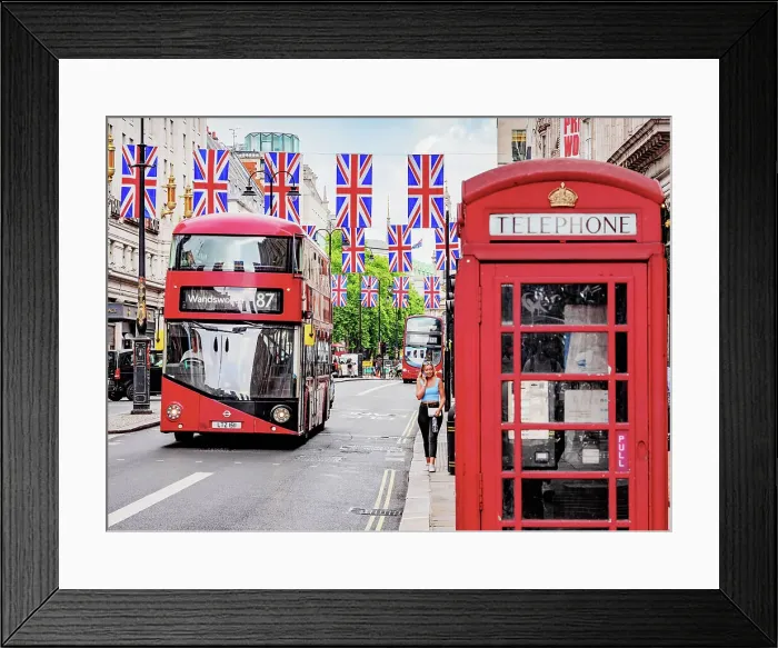 Framed Print : Red Telephone Box at The Strand, London, England, United Kingdom Framed Print : Red Telephone Box at The Strand, London, England, United Kingdom