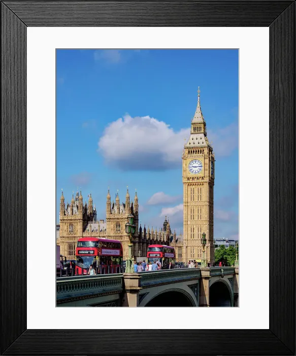 Framed Print : Westminster Bridge and Big Ben, Palace of Westminster, London, England, United Kingdom Framed Print : Westminster Bridge and Big Ben, Palace of Westminster, London, England, United Kingdom