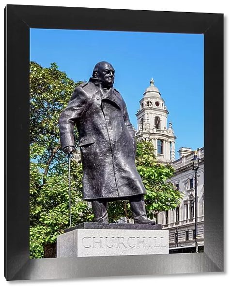 Sir Winston Churchill Statue, London, England, United Kingdom