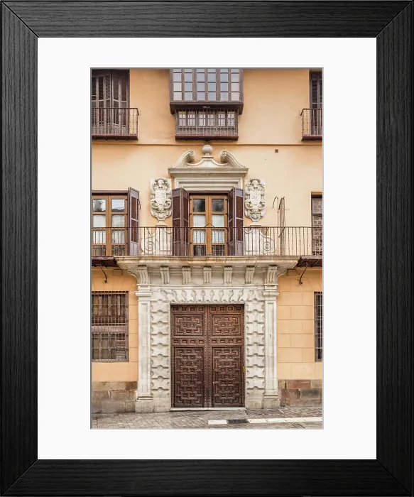 Framed Print : Doorway on Calle Granada, Malaga City, Andalusia, Spain Framed Print : Doorway on Calle Granada, Malaga City, Andalusia, Spain