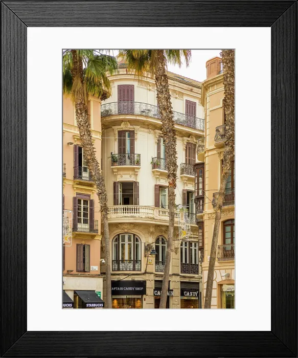 Framed Print : Plaza de la Constitucion, Malaga City, Andalusia, Spain Framed Print : Plaza de la Constitucion, Malaga City, Andalusia, Spain