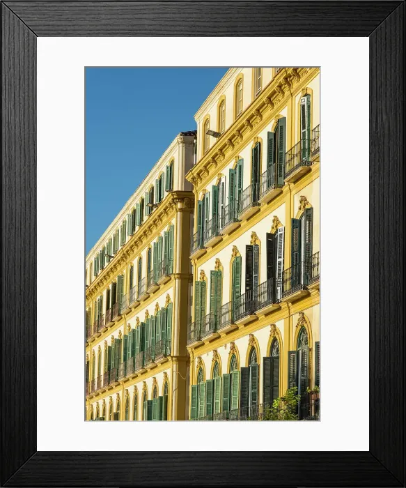 Framed Print : Plaza de la Merced (Birthplace of Picasso), Malaga City, Andalusia, Spain