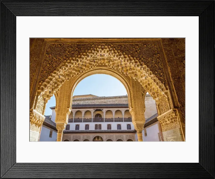 Framed Print : Nasrid Palaces, Alhambra Palace, Granada Province, Andalusia, Spain Framed Print : Nasrid Palaces, Alhambra Palace, Granada Province, Andalusia, Spain