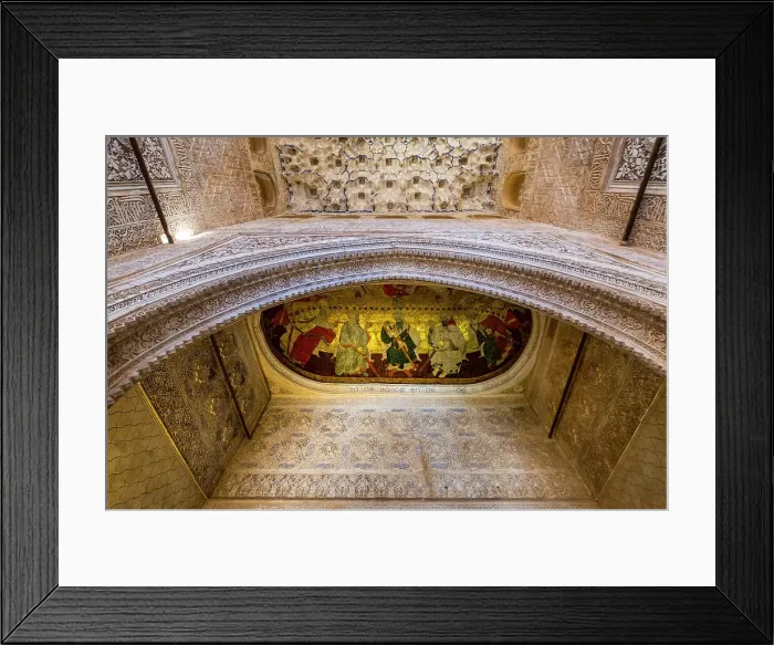 Framed Print : Hall of the Kings, Nasrid Palaces, Alhambra Palace, Granada Province, Andalusia, Spain Framed Print : Hall of the Kings, Nasrid Palaces, Alhambra Palace, Granada Province, Andalusia, Spain