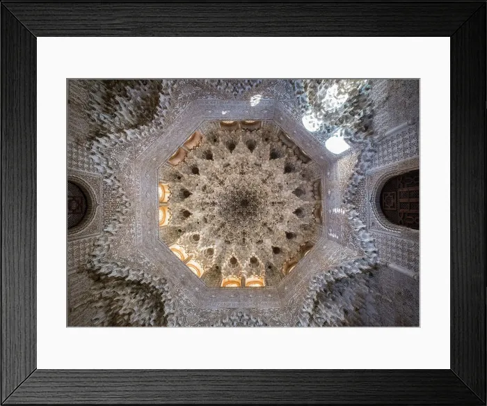 Framed Print : Hall of the Two Sisters, Nasrid Palaces, Alhambra Palace, Granada Province, Andalusia, Spain Framed Print : Hall of the Two Sisters, Nasrid Palaces, Alhambra Palace, Granada Province, Andalusia, Spain