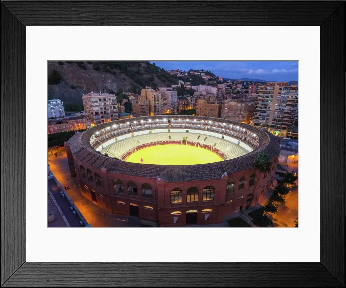 Framed Print : Bull ring, Malaga City, Andalusia, Spain Framed Print : Bull ring, Malaga City, Andalusia, Spain