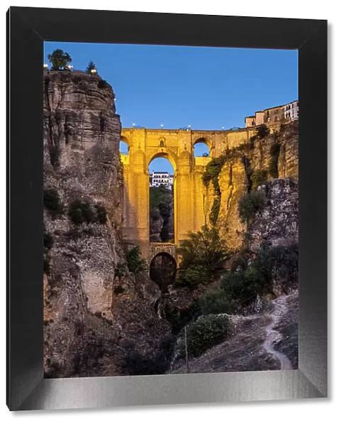Puente Nuevo Bridge over the Tajo Gorge, Ronda, Andalusia, Spain