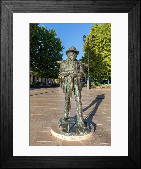 Framed Print : Statue of artist Paul Cezanne, Aix-en-Provence, Provence-Alpes-Côte d'Azur, France Framed Print : Statue of artist Paul Cezanne, Aix-en-Provence, Provence-Alpes-Côte d'Azur, France