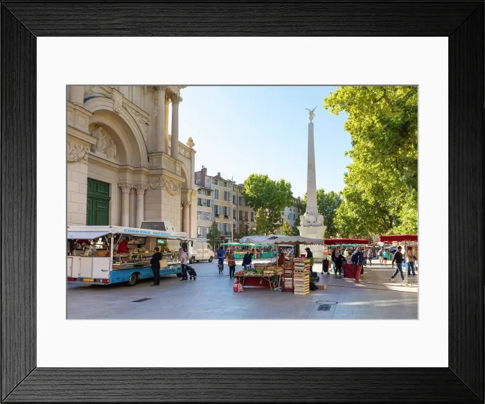 Framed Print : Market at Aix-en-Provence, Provence-Alpes-Cote d'Azur, France Framed Print : Market at Aix-en-Provence, Provence-Alpes-Cote d'Azur, France
