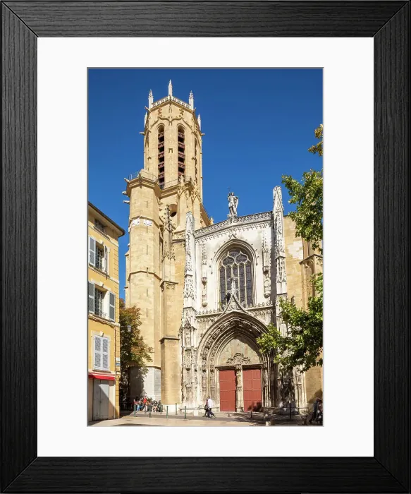 Framed Print : The exterior of Aix Cathedral, Aix-en-Provence, Provence-Alpes-Cote d'Azur, France Framed Print : The exterior of Aix Cathedral, Aix-en-Provence, Provence-Alpes-Cote d'Azur, France