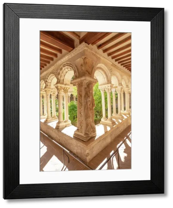 Framed Print : Statue of St Peter in the Cloisters of Aix Cathedral, Aix-en-Provence, Provence-Alpes-Cote d'Azur, France Framed Print : Statue of St Peter in the Cloisters of Aix Cathedral, Aix-en-Provence, Provence-Alpes-Cote d'Azur, France