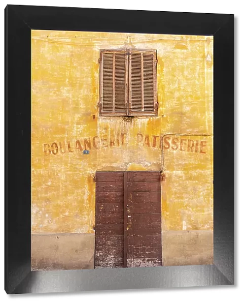 Old Signage for a Bakery and Pastry Shop, Cassis, Provence-Alpes-Cote d'Azur, France