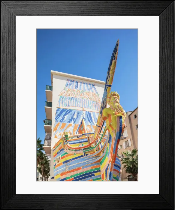 Framed Print : Boat Shaped Apartment Block, Toulon, Provence-Alpes-Cote d'Azur, France Framed Print : Boat Shaped Apartment Block, Toulon, Provence-Alpes-Cote d'Azur, France