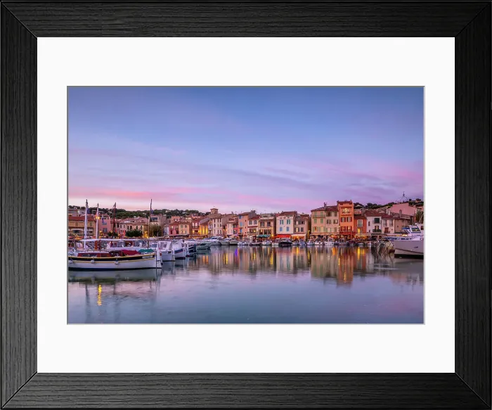 Framed Print : The Harbour at Cassis at Dusk, Cassis, Provence-Alpes-Cote d'Azur, France Framed Print : The Harbour at Cassis at Dusk, Cassis, Provence-Alpes-Cote d'Azur, France