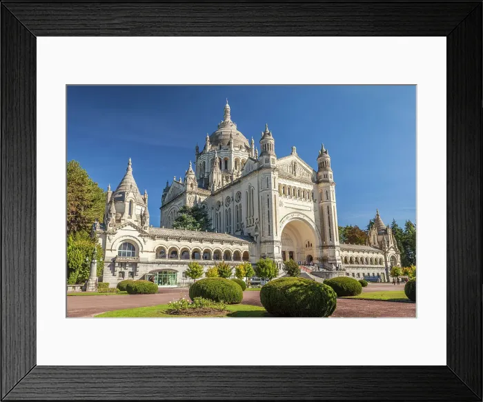 Framed Print : Sainte-Therese Basilica in Lisieux, Calvados, Normandy, France Framed Print : Sainte-Therese Basilica in Lisieux, Calvados, Normandy, France