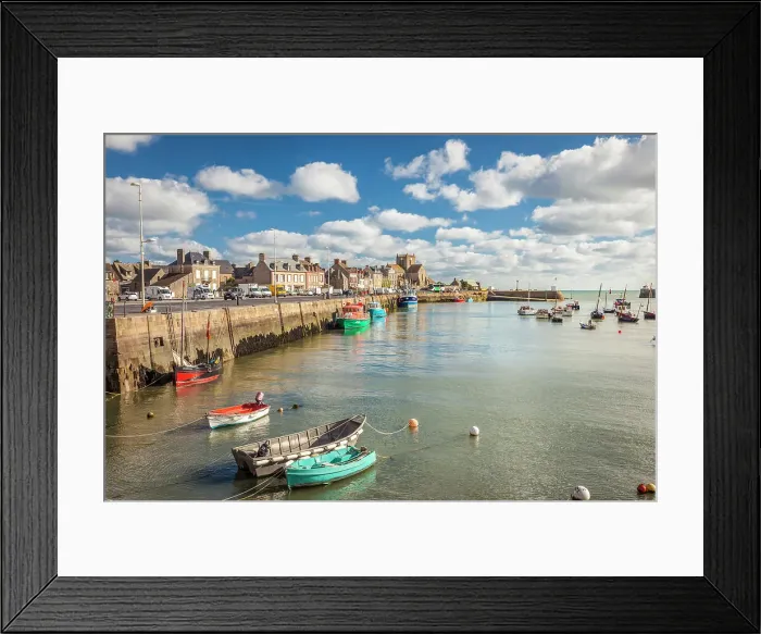 Framed Print : Fishing boats in Barfleur Harbour, Cotentin Peninsula, Manche, Normandy, France Framed Print : Fishing boats in Barfleur Harbour, Cotentin Peninsula, Manche, Normandy, France