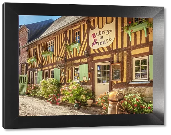 Historic Inn Auberge du Prieure in Saint-Hymer, Calvados, Normandy, France