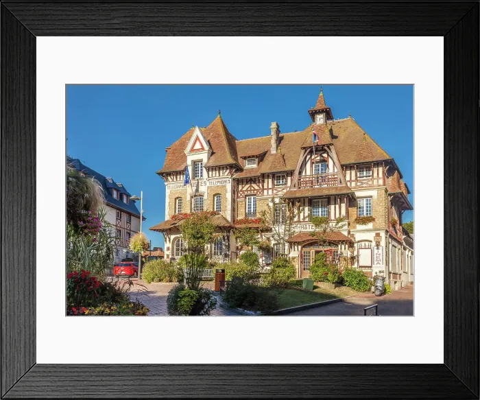 Framed Print : Historic Town Hall in Blonville-sur-Mer, Calvados, Normandy, France Framed Print : Historic Town Hall in Blonville-sur-Mer, Calvados, Normandy, France