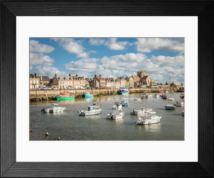 Framed Print : Port of Barfleur, Manche, Normandy, France Framed Print : Port of Barfleur, Manche, Normandy, France