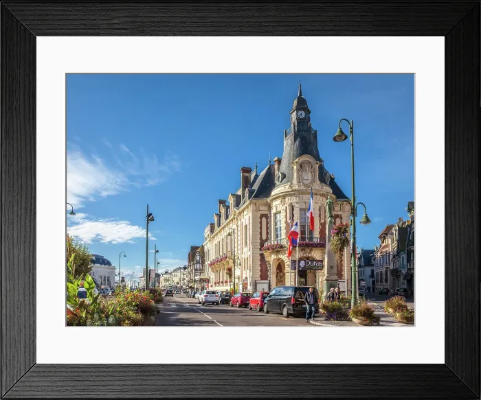 Framed Print : Town Hall of Trouville-sur-Mer, Calvados, Normandy, France