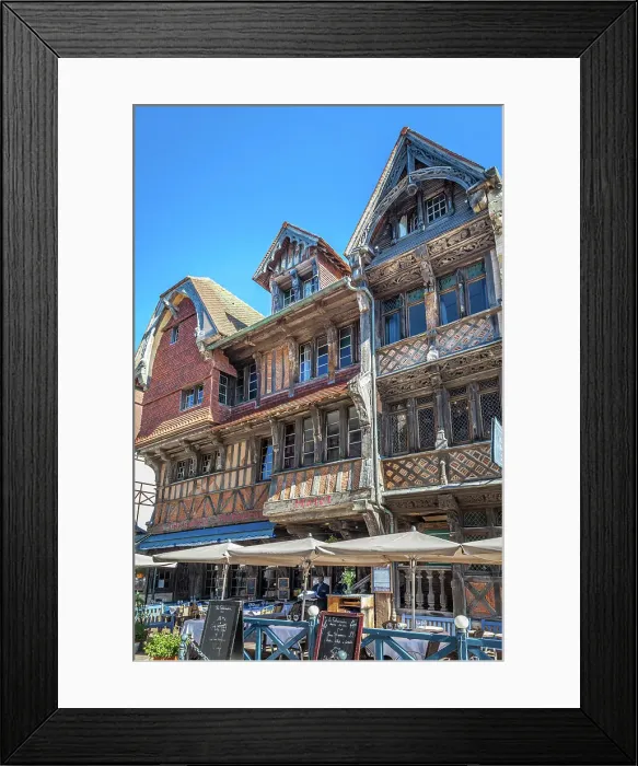 Framed Print : Historic Hotel La Salamandre in the old town of Etretat, Calvados, Normandy, France Framed Print : Historic Hotel La Salamandre in the old town of Etretat, Calvados, Normandy, France