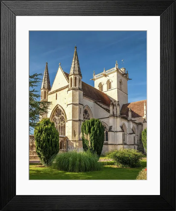Framed Print : Eglise Notre-Dame in Dives-sur-Mer, Calvados, Normandy, France