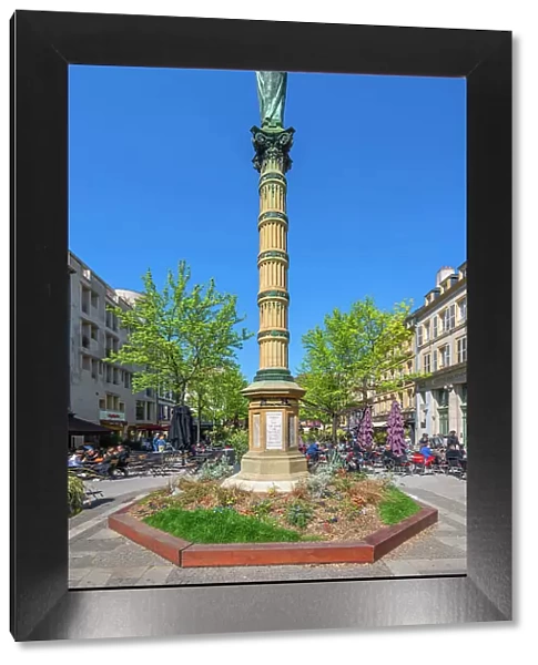 Marias column at Place Saint-Jacques, Metz, Moselle, Lorraine, Alsace-Champagne-Ardenne-Lorraine, Grand Est, France