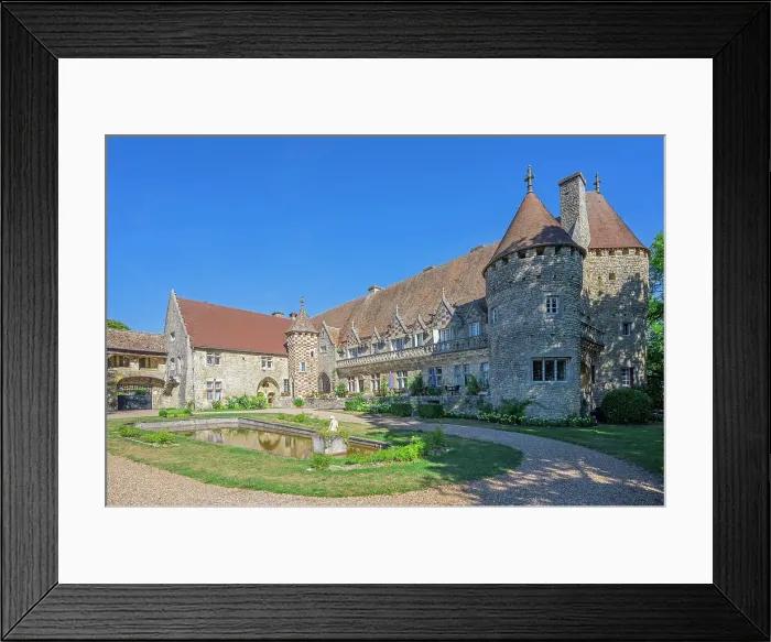 Framed Print : Chateau Hattonchatel, Parc Naturel Regional de Lorraine, Meuse, Lorraine, Alsace-Champagne-Ardenne-Lorraine, Grand Est, France