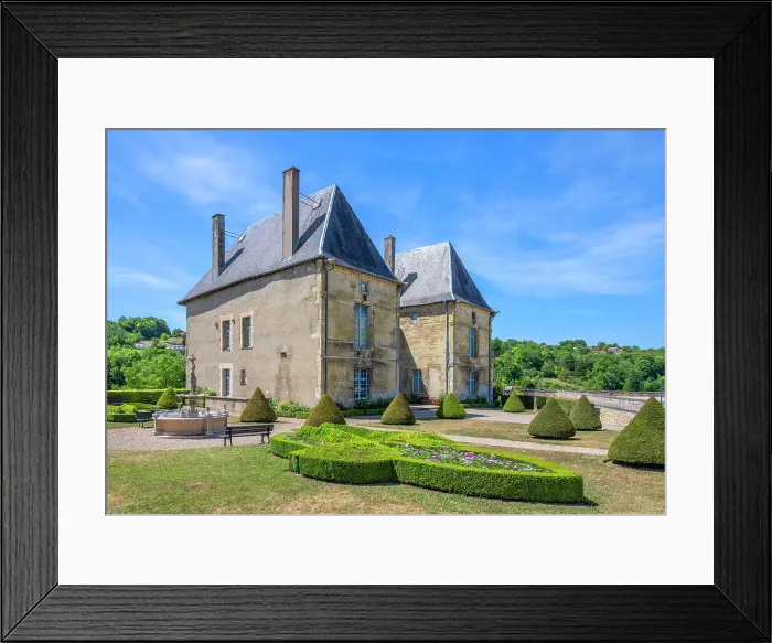 Framed Print : Former castle of the Dukes of Bar, today Musee barrois at Bar-le-Duc, Meuse, Lorraine, Alsace-Champagne-Ardenne-Lorraine, Grand Est, France