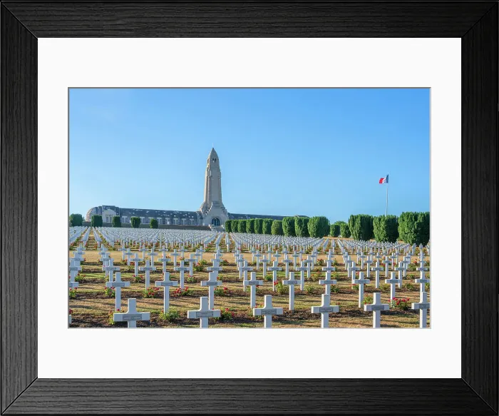 Framed Print : Ossuary of Douaumont near Verdun, Meuse, Lorraine, Alsace-Champagne-Ardenne-Lorraine, Grand Est, France Framed Print : Ossuary of Douaumont near Verdun, Meuse, Lorraine, Alsace-Champagne-Ardenne-Lorraine, Grand Est, France