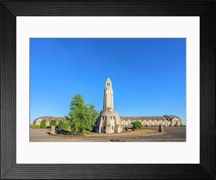Framed Print : Ossuary of Douaumont near Verdun, Meuse, Lorraine, Alsace-Champagne-Ardenne-Lorraine, Grand Est, France