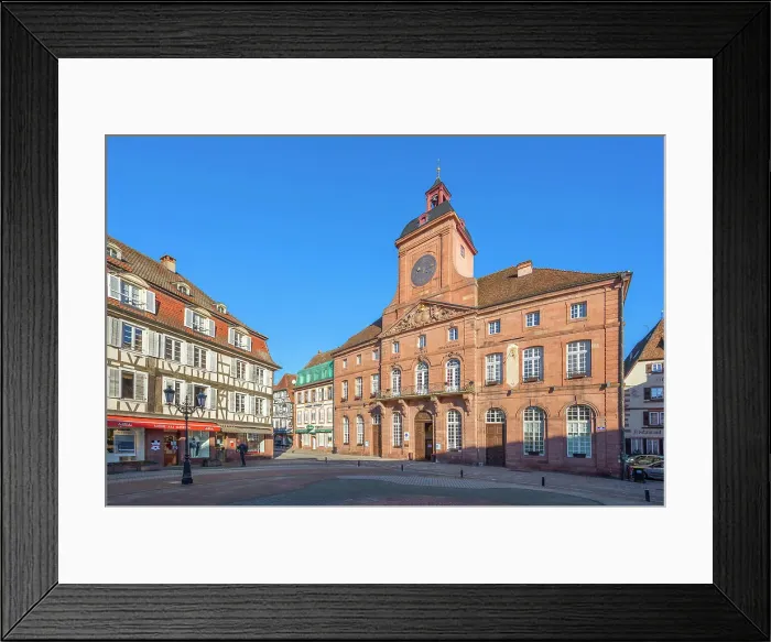 Framed Print : City hall, Wissembourg, Bas-Rhin, Alsace, Alsace-Champagne-Ardenne-Lorraine, Grand Est, France Framed Print : City hall, Wissembourg, Bas-Rhin, Alsace, Alsace-Champagne-Ardenne-Lorraine, Grand Est, France