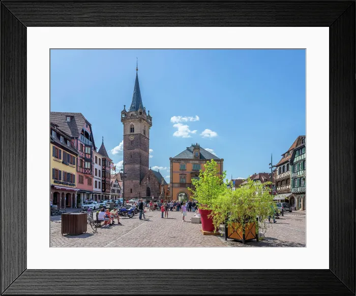 Framed Print : Chapel tower at Obernai, Bas-Rhin, Alsace, Alsace-Champagne-Ardenne-Lorraine, Grand Est, France Framed Print : Chapel tower at Obernai, Bas-Rhin, Alsace, Alsace-Champagne-Ardenne-Lorraine, Grand Est, France