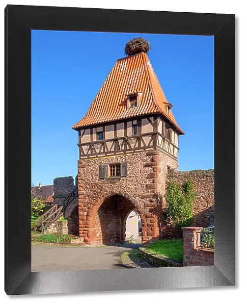 Witches tower at Chatenois, Selestat, Bas-Rhin, Alsace, Alsace-Champagne-Ardenne-Lorraine, Grand Est, France