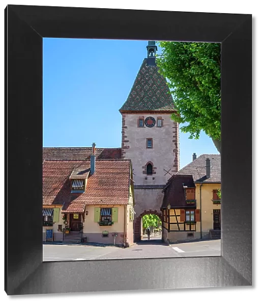 Porte Haute at Bergheim, Haut-Rhin, Alsace, Alsace-Champagne-Ardenne-Lorraine, Grand Est, France