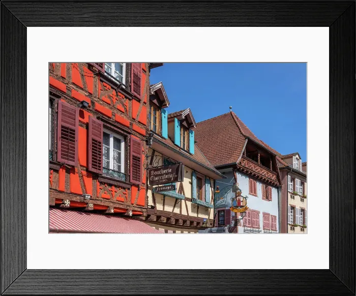 Framed Print : Half-timbered houses at Ribeauville, Haut-Rhin, Alsace, Alsace-Champagne-Ardenne-Lorraine, Grand Est, France Framed Print : Half-timbered houses at Ribeauville, Haut-Rhin, Alsace, Alsace-Champagne-Ardenne-Lorraine, Grand Est, France