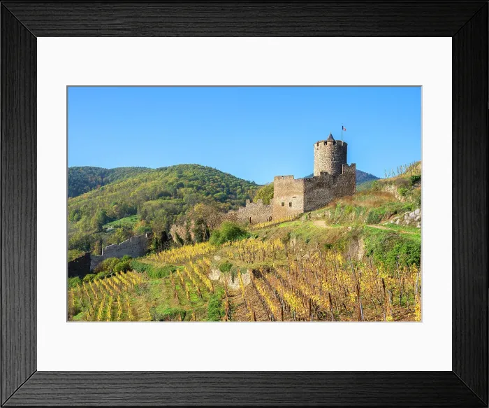 Framed Print : Kaysersberg castle, Haut-Rhin, Alsace, Alsace-Champagne-Ardenne-Lorraine, Grand Est, France Framed Print : Kaysersberg castle, Haut-Rhin, Alsace, Alsace-Champagne-Ardenne-Lorraine, Grand Est, France