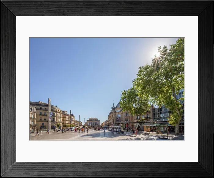 Framed Print : Place de la Comedie, Montpellier, Herault, Languedoc-Roussillon, Occitanie, France Framed Print : Place de la Comedie, Montpellier, Herault, Languedoc-Roussillon, Occitanie, France