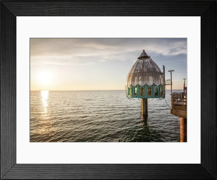 Framed Print : Diving bell at the Zingst pier, Mecklenburg-Western Pomerania, Baltic Sea, Northern Germany, Germany Framed Print : Diving bell at the Zingst pier, Mecklenburg-Western Pomerania, Baltic Sea, Northern Germany, Germany