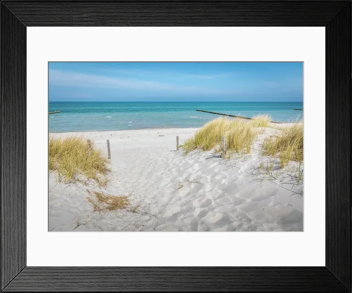 Framed Print : Beach access near Prerow, Mecklenburg-West Pomerania, Northern Germany, Germany Framed Print : Beach access near Prerow, Mecklenburg-West Pomerania, Northern Germany, Germany