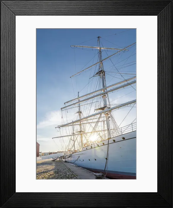 Framed Print : Museum ship Gorch Fock in the port of Stralsund, Mecklenburg-West Pomerania, Northern Germany, Germany Framed Print : Museum ship Gorch Fock in the port of Stralsund, Mecklenburg-West Pomerania, Northern Germany, Germany