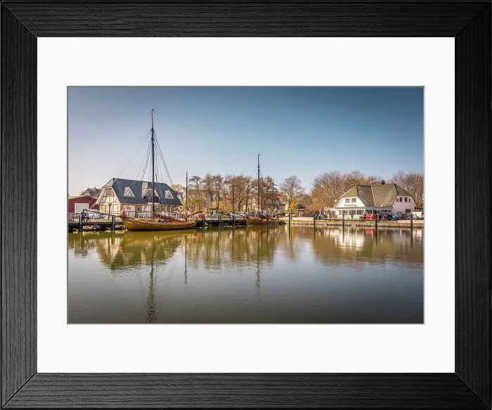 Framed Print : Zeesen boats in the port of Althagen, Mecklenburg-West Pomerania, North Germany, Germany Framed Print : Zeesen boats in the port of Althagen, Mecklenburg-West Pomerania, North Germany, Germany
