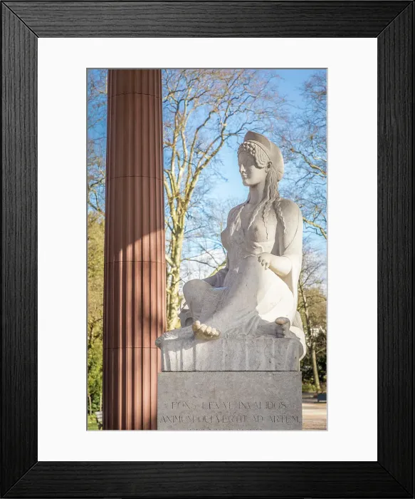 Framed Print : Marble sculpture of the Greek goddess Hygieia at the Elisabethenbrunnen in the spa gardens of Bad Homburg vor der Hohe, Taunus, Hesse, Germany Framed Print : Marble sculpture of the Greek goddess Hygieia at the Elisabethenbrunnen in the spa gardens of Bad Homburg vor der Hohe, Taunus, Hesse, Germany