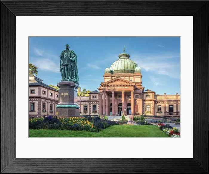 Framed Print : Kaiser-Wilhelms Bad in the spa gardens of Bad Homburg vor der Hohe, Taunus, Hesse, Germany Framed Print : Kaiser-Wilhelms Bad in the spa gardens of Bad Homburg vor der Hohe, Taunus, Hesse, Germany