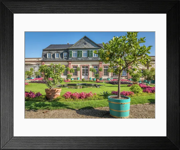 Framed Print : Orangery in the castle park of Bad Homburg vor der Hohe, Taunus, Hesse, Germany Framed Print : Orangery in the castle park of Bad Homburg vor der Hohe, Taunus, Hesse, Germany